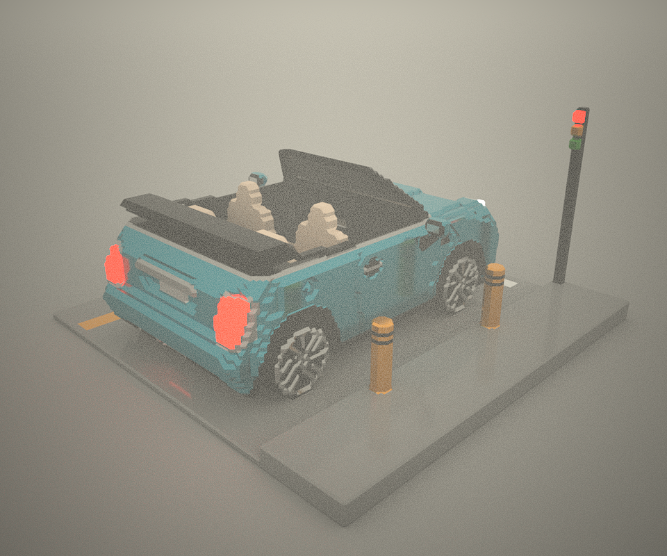 magicavoxel/mini cooper cabrio（图ZNjQ3MTkzNDQ=） - 场景 - 站酷设计师carrie_kyo原创素材 - 站酷ZCOOL