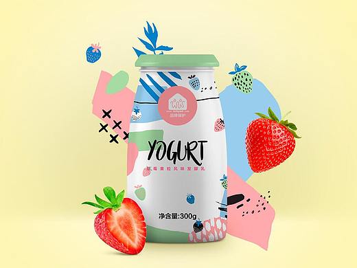 酸奶包装设计