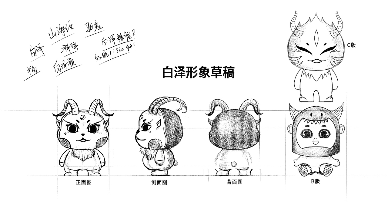 【白泽】-公司品牌吉祥物创作（图ZMjUwMjI5ODE2） - IP形象 - 站酷设计师設計八壹原创素材 - 站酷ZCOOL