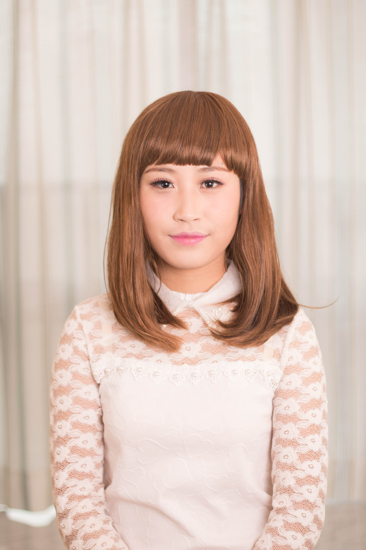 假发头套模特图 未处理的原片