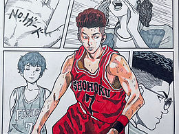 宫城良田！马克笔手绘