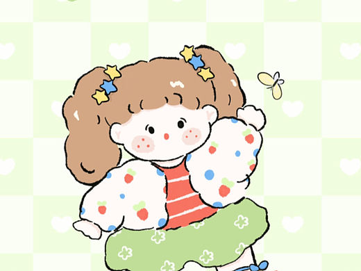 多巴胺女孩（个人主页-ZNjU4MjM0NzI=） - 儿童插画 - 站酷设计师棉子超温柔原创素材 - 站酷ZCOOL