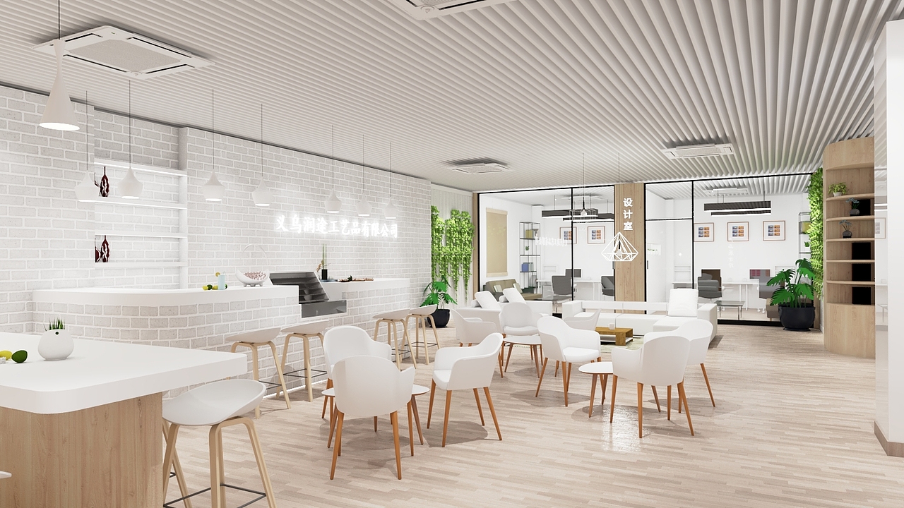 《义乌产品展厅办公一体化设计》（图ZMTEwNTAyODE2） - 家装设计 - 站酷设计师GUKY原创素材 - 站酷ZCOOL