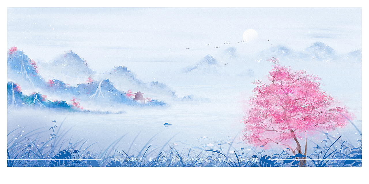 水墨画（图ZMjMzMjk2MjQ0） - 艺术插画 - 站酷设计师山晚樵渔原创素材 - 站酷ZCOOL