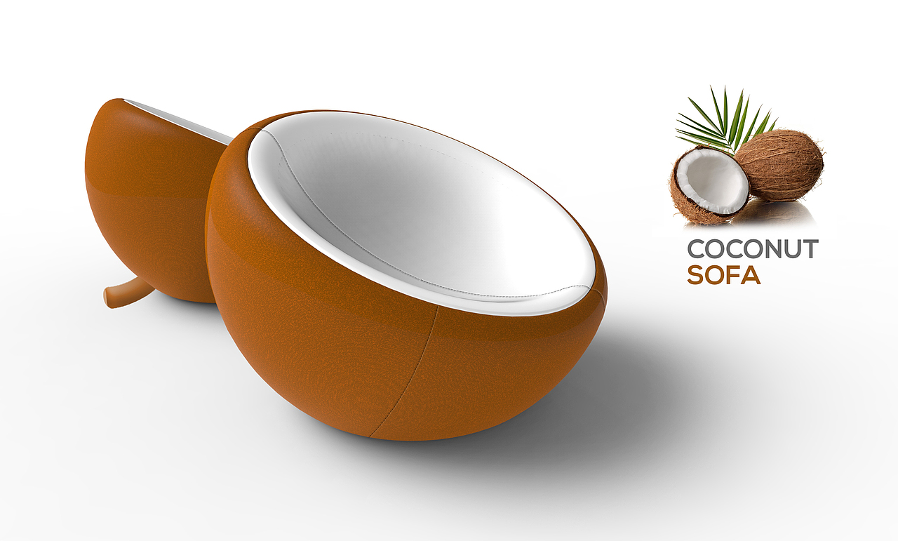 coconut sofa（图ZNTM0NDUzNDg=） - 生活用品 - 站酷设计师yulydesign原创素材 - 站酷ZCOOL