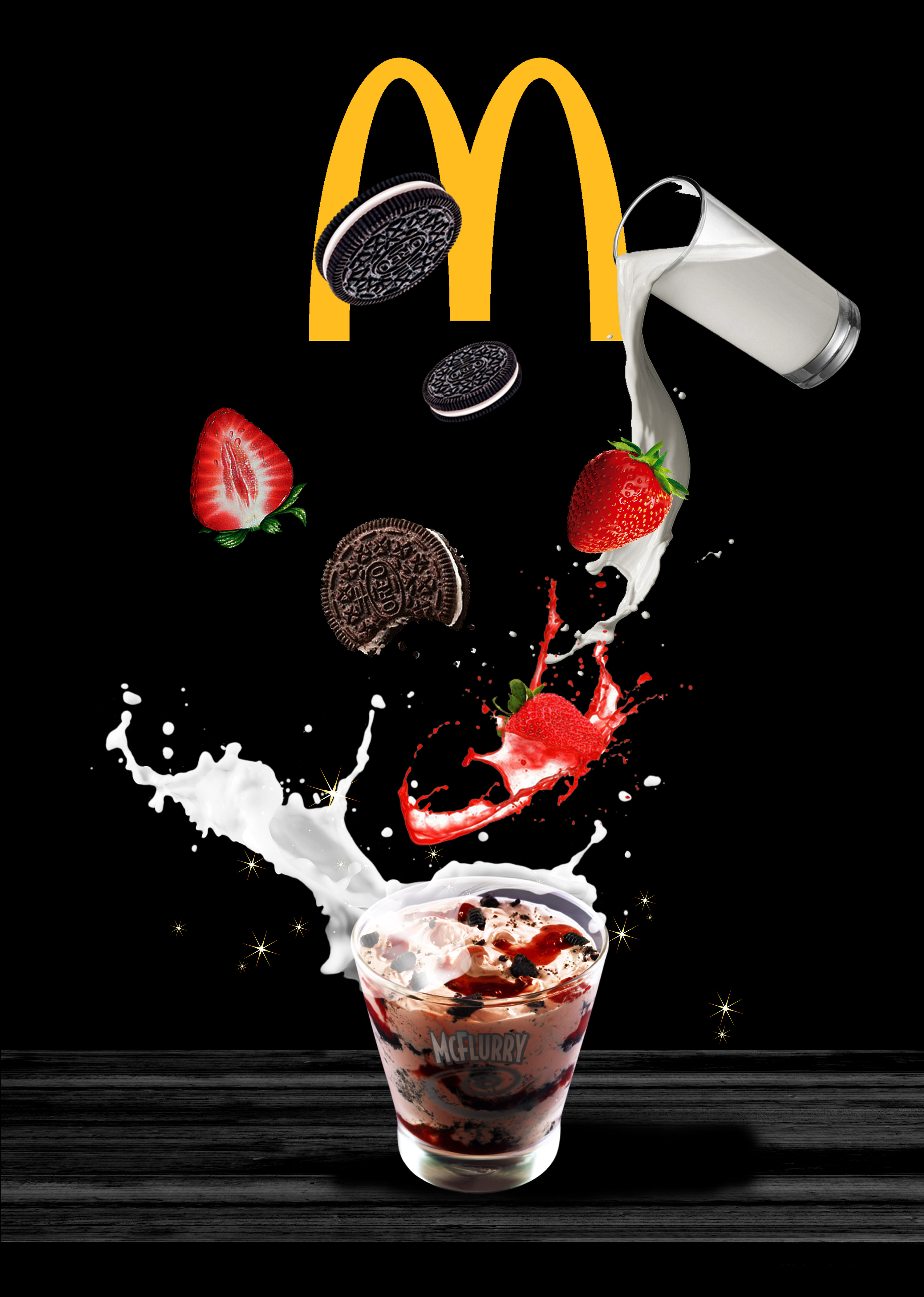 麦当劳创意图片海报图片