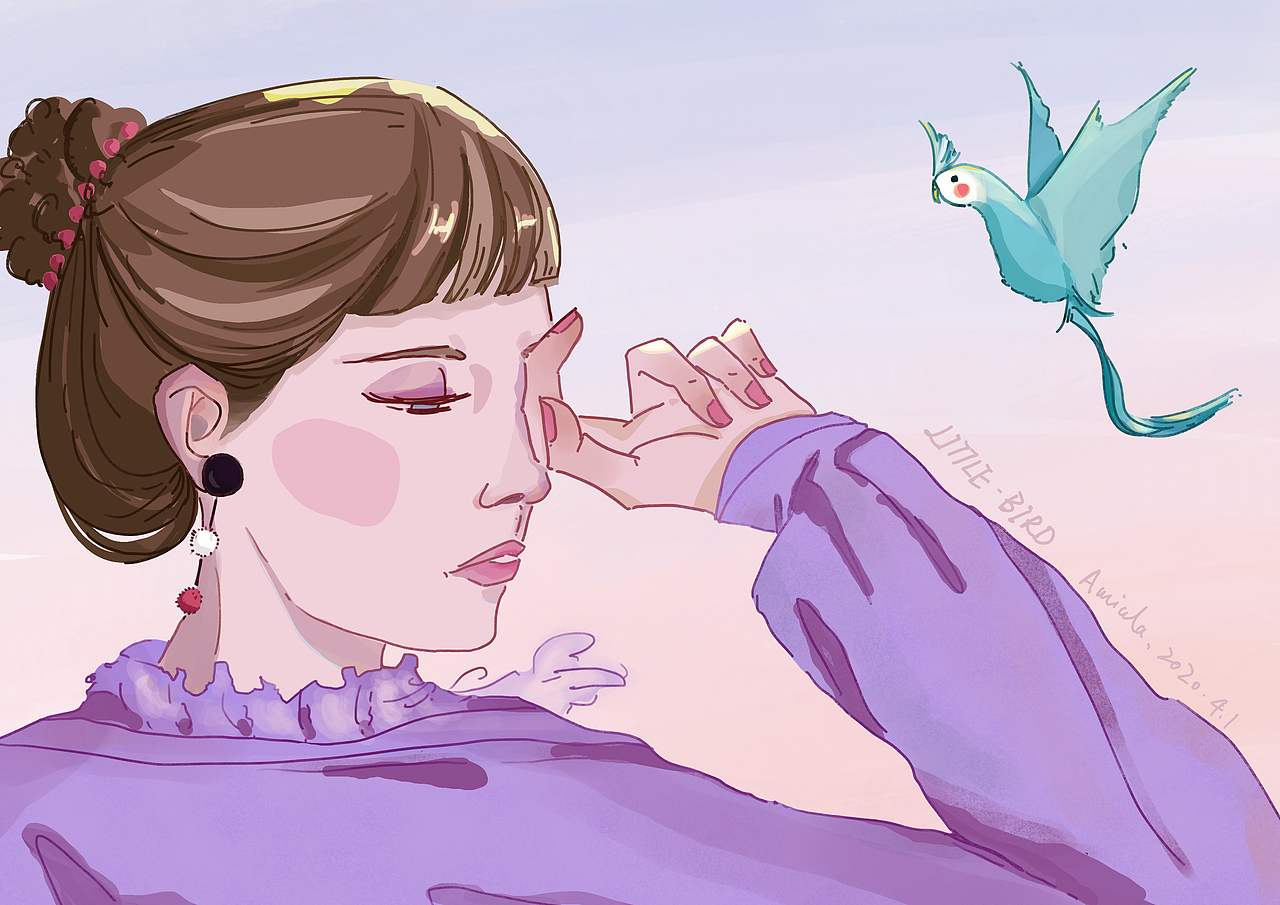 2020，我的美丽碎片之插画（图ZMjM4NjEzNjQw） - 艺术插画 - 站酷设计师Amiula原创素材 - 站酷ZCOOL