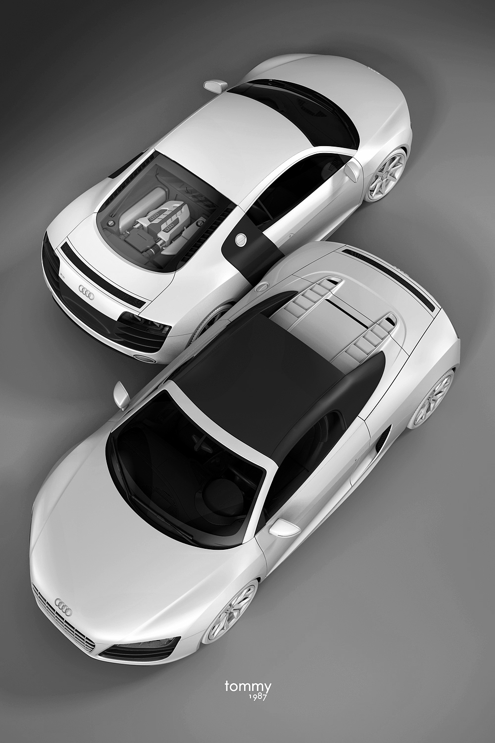 Audi-R8 V10 5.2 FSI quattro Audi R8 Spyder 5.2&n(图ZNjQwODY4OA==) - 机械/交通 - 站酷设计师Tommy_林冲原创素材 - 站酷ZCOOL