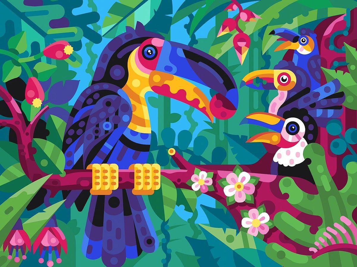 色彩构成素材分享