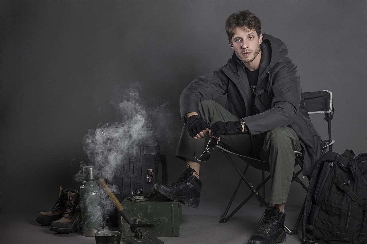 一组棚拍-纯色背景