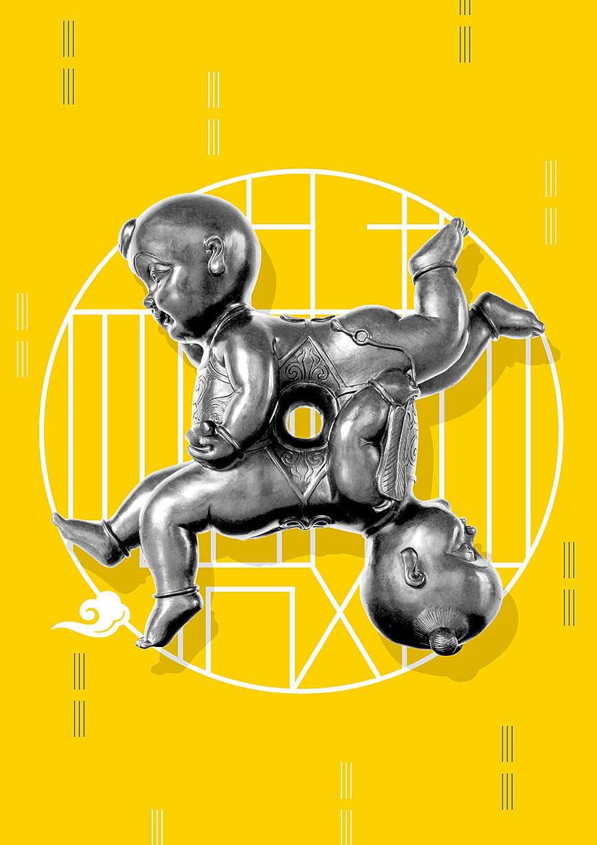 四喜娃娃/ br>一五年三月十九日 感受 陈幼坚先生好像有很多四喜娃娃