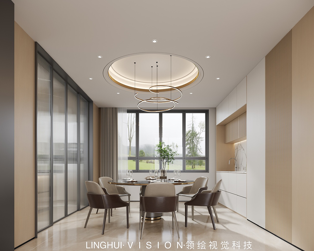 现代别墅效果图表现