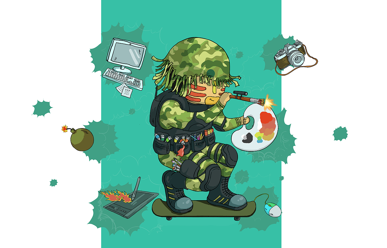 2016.3公司招聘整套设计（图ZMTYyMDczNjI4） - 商业插画 - 站酷设计师金阿川原创素材 - 站酷ZCOOL