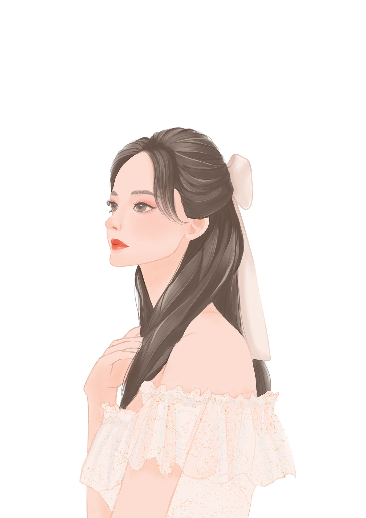 明星插画 之 古力娜扎