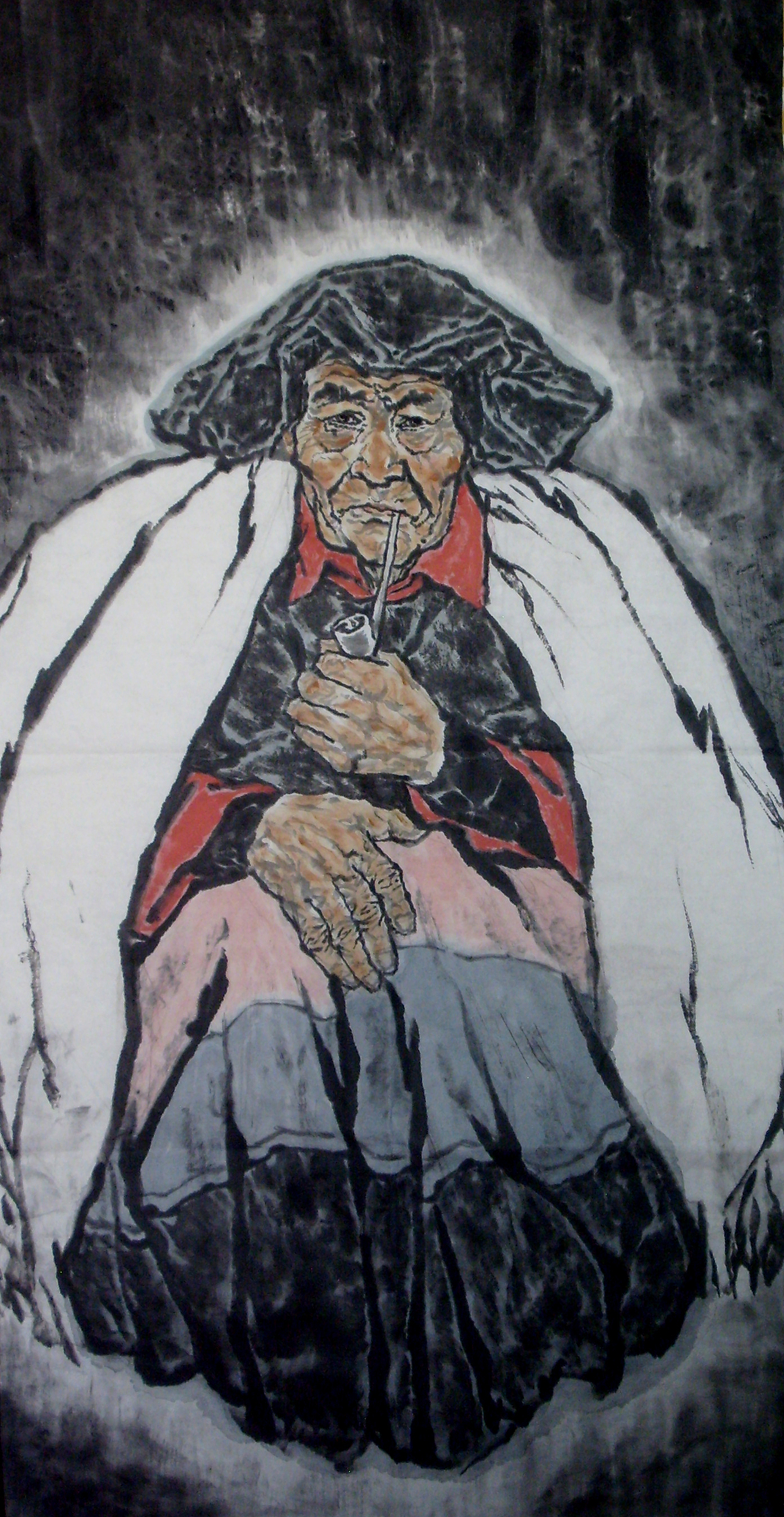 读研时期的国画探索