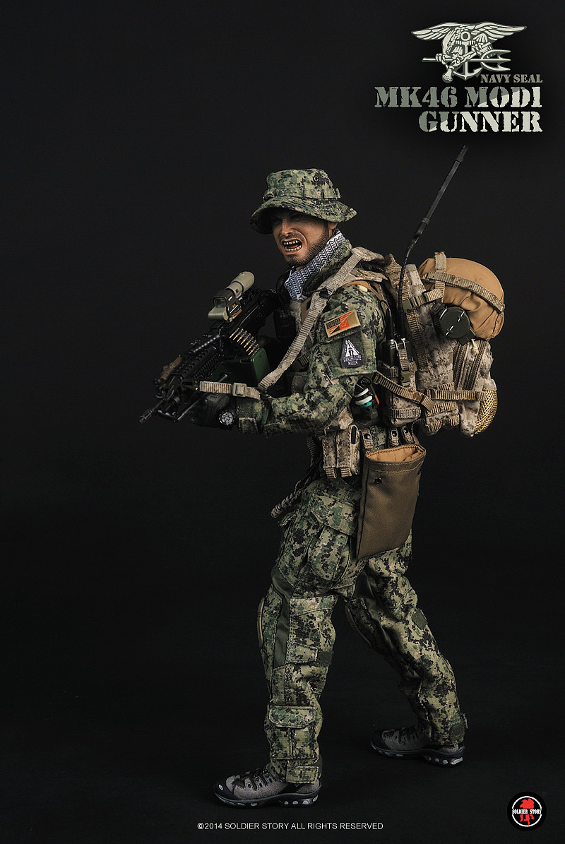 SoldierStory 美国海军海豹突击队 MK46 MOD1机鎗手（图ZMTExMDIwMDU2） - 手办/模玩 - 站酷设计师SoldierStory原创素材 - 站酷ZCOOL
