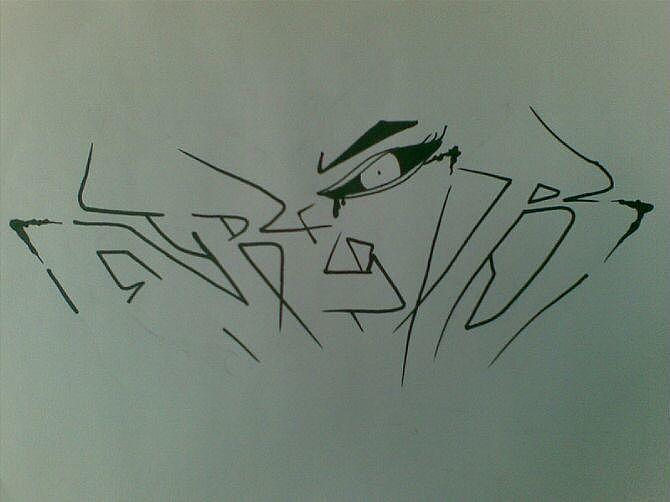 原创涂鸦作品 手稿+上墙