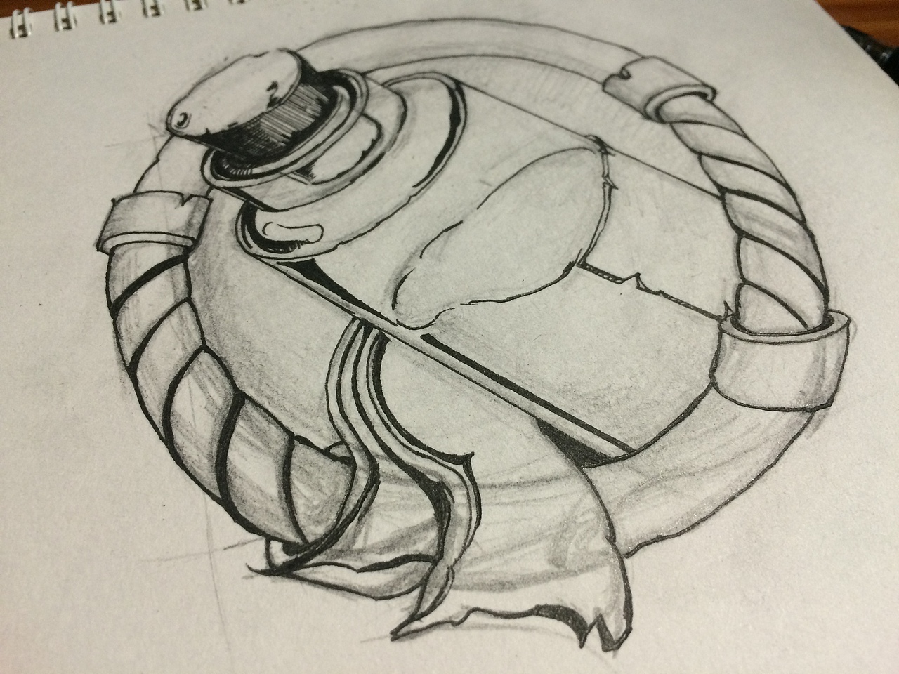 手绘黑白线描游戏图标药水