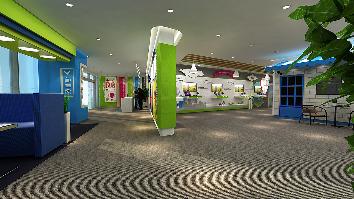 智慧展厅 3D效果图制作