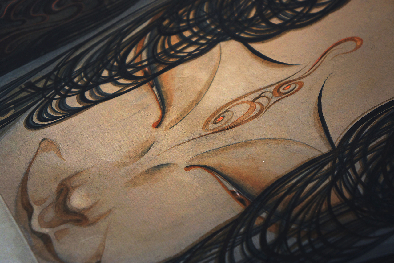 《浮浪行.邪见》 白中南颜彩-人川集（图ZMjQ3MjIxMDY0） - 艺术插画 - 站酷设计师白中南原创素材 - 站酷ZCOOL