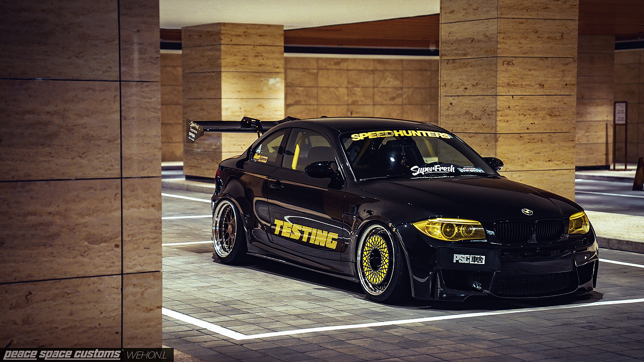 汽车摄影:BMW 1M Black&Yellow / Superfrezh