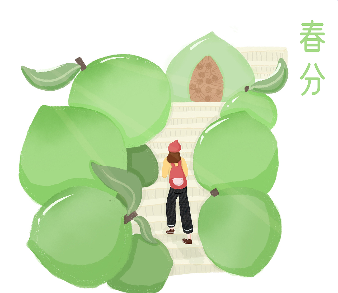 二十四节气系列插画（图ZMjA1Nzc0MDIw） - 图案 - 站酷设计师爱吃的Yoyoki原创素材 - 站酷ZCOOL