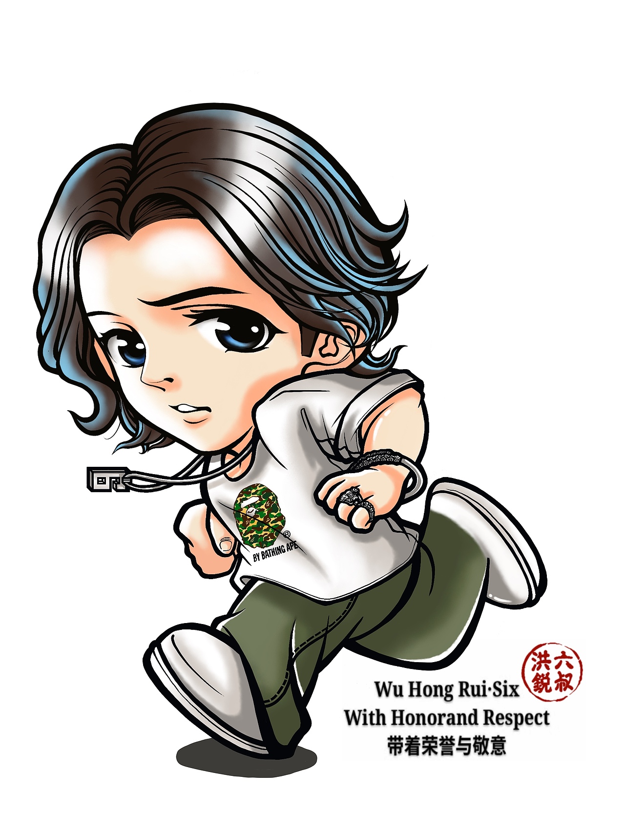 《IP的Q版自身设定》WHR·6（图ZMTYxMzE4MDM2） - 商业插画 - 站酷设计师六叔洪鋭原创素材 - 站酷ZCOOL