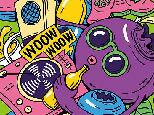 水果插畫練習(xí)（個(gè)人主頁(yè)-ZNDQ1MjQ0NTI=） - 商業(yè)插畫 - 站酷設(shè)計(jì)師HUI哈哈原創(chuàng)素材 - 站酷ZCOOL