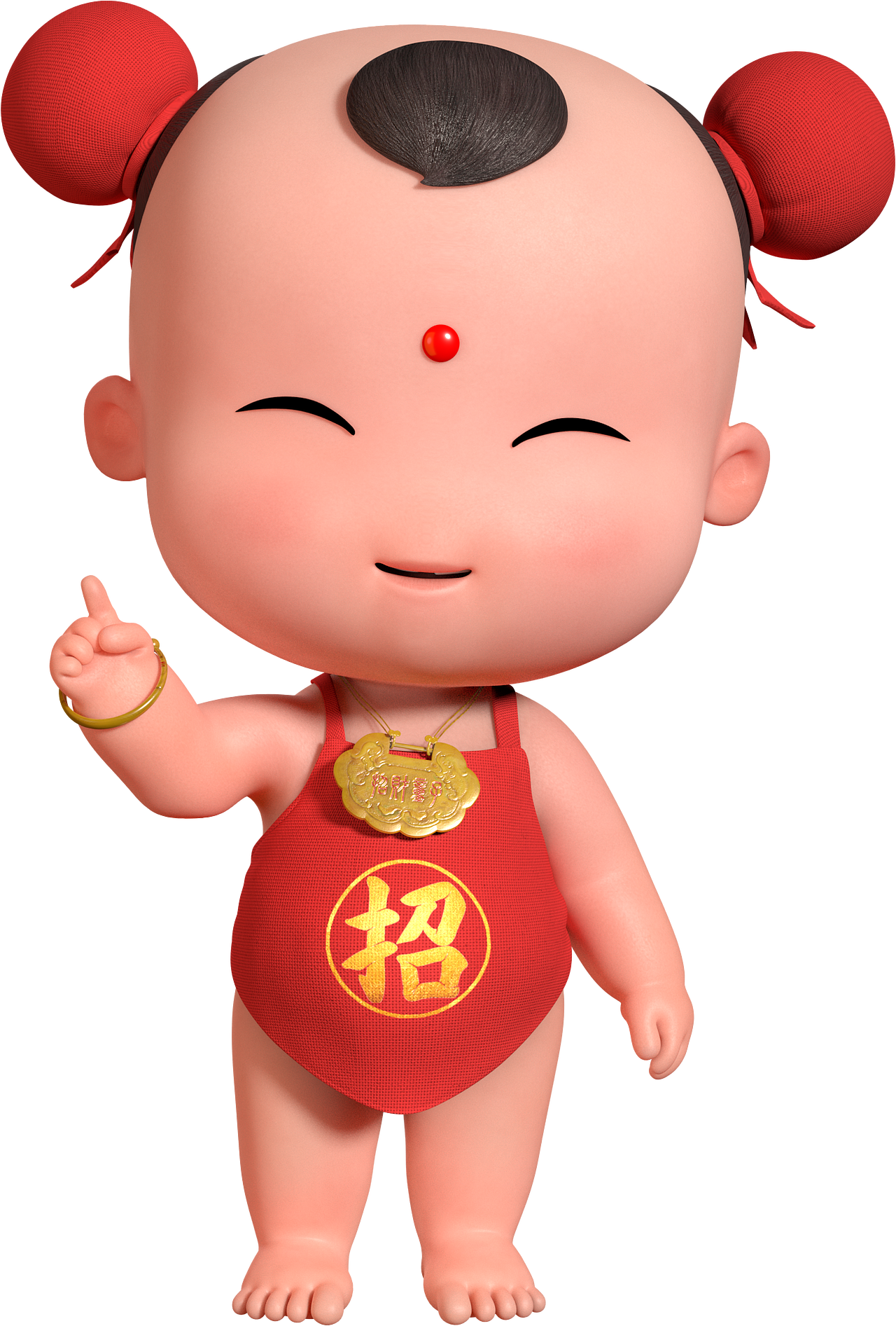 招财童子吉祥符动漫成套表情