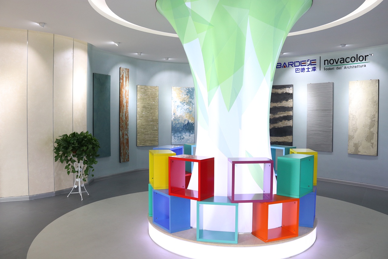 巴德士艺术漆巴德士漆生产基地和展厅实景摄影