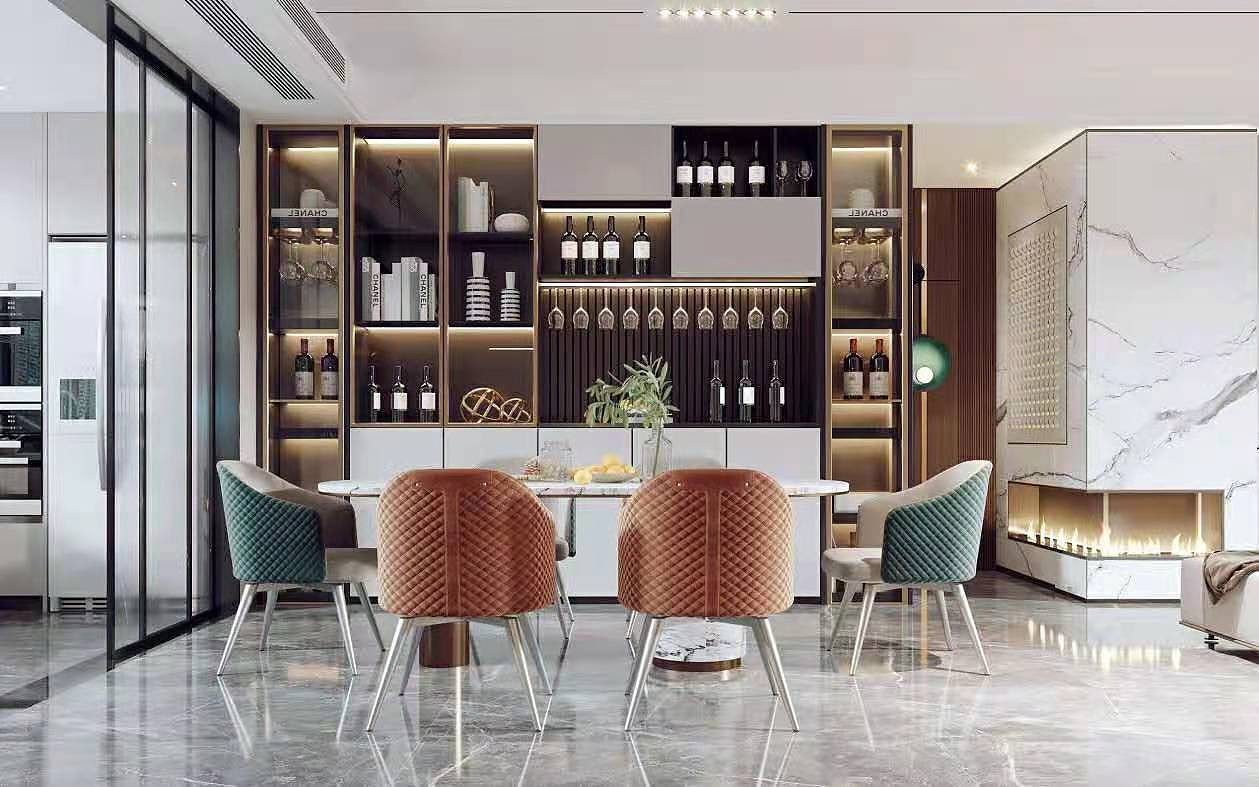 现代客餐厅，软装搭配的刚刚好（图ZMjQ1ODgxOTgw） - 家装设计 - 站酷设计师1992妍妍原创素材 - 站酷ZCOOL