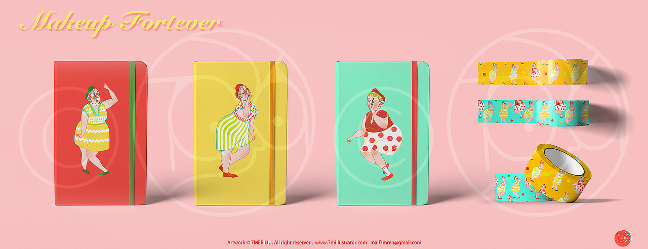 MAKEUP FOREVER（图ZMTg2NTY3MjE2） - 商业插画 - 站酷设计师7MER原创素材 - 站酷ZCOOL