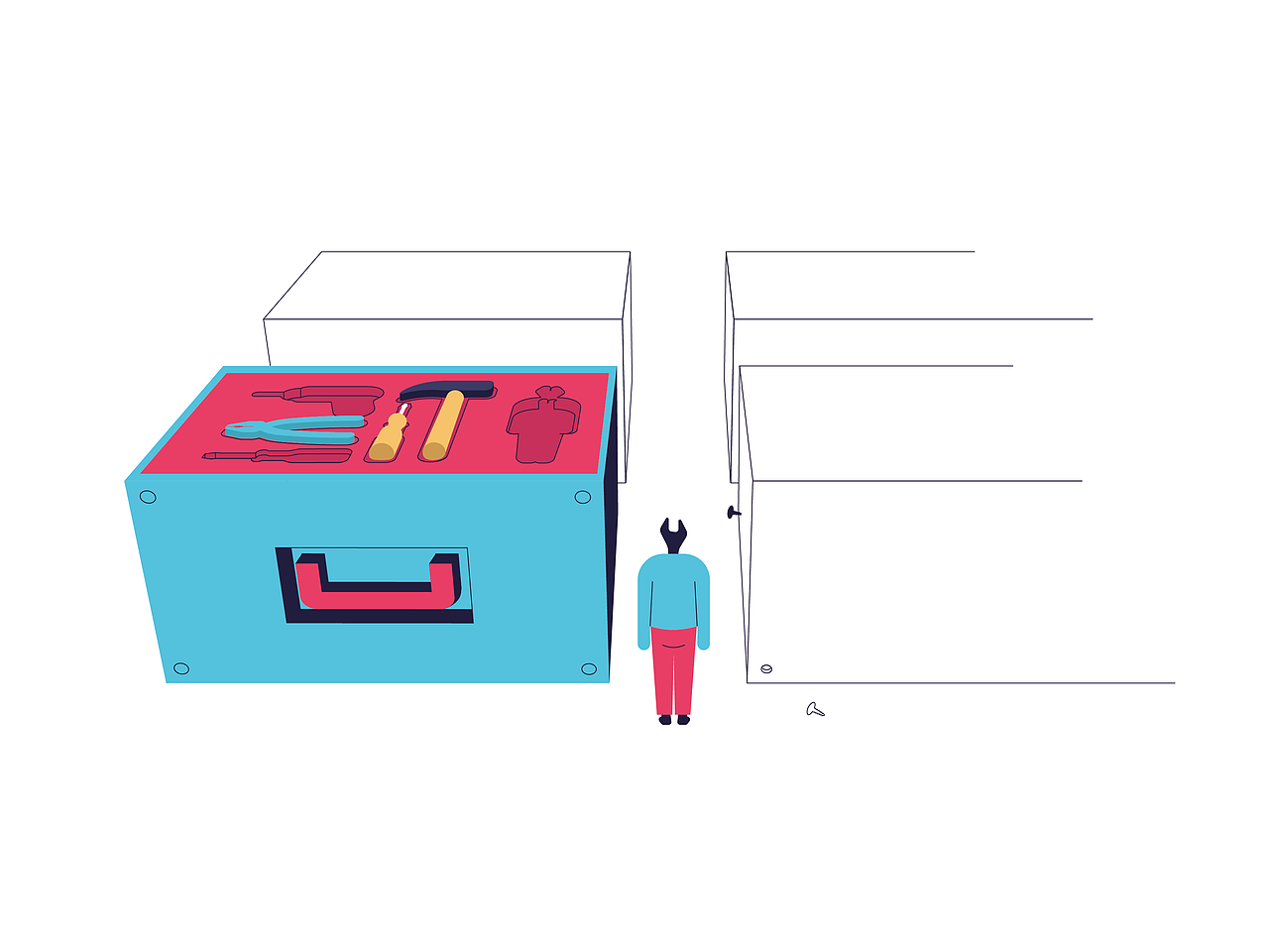 工具人设计师的日常（插画）（图ZMjI2Mjg5NDE2） - 单幅漫画 - 站酷设计师Hicyy原创素材 - 站酷ZCOOL