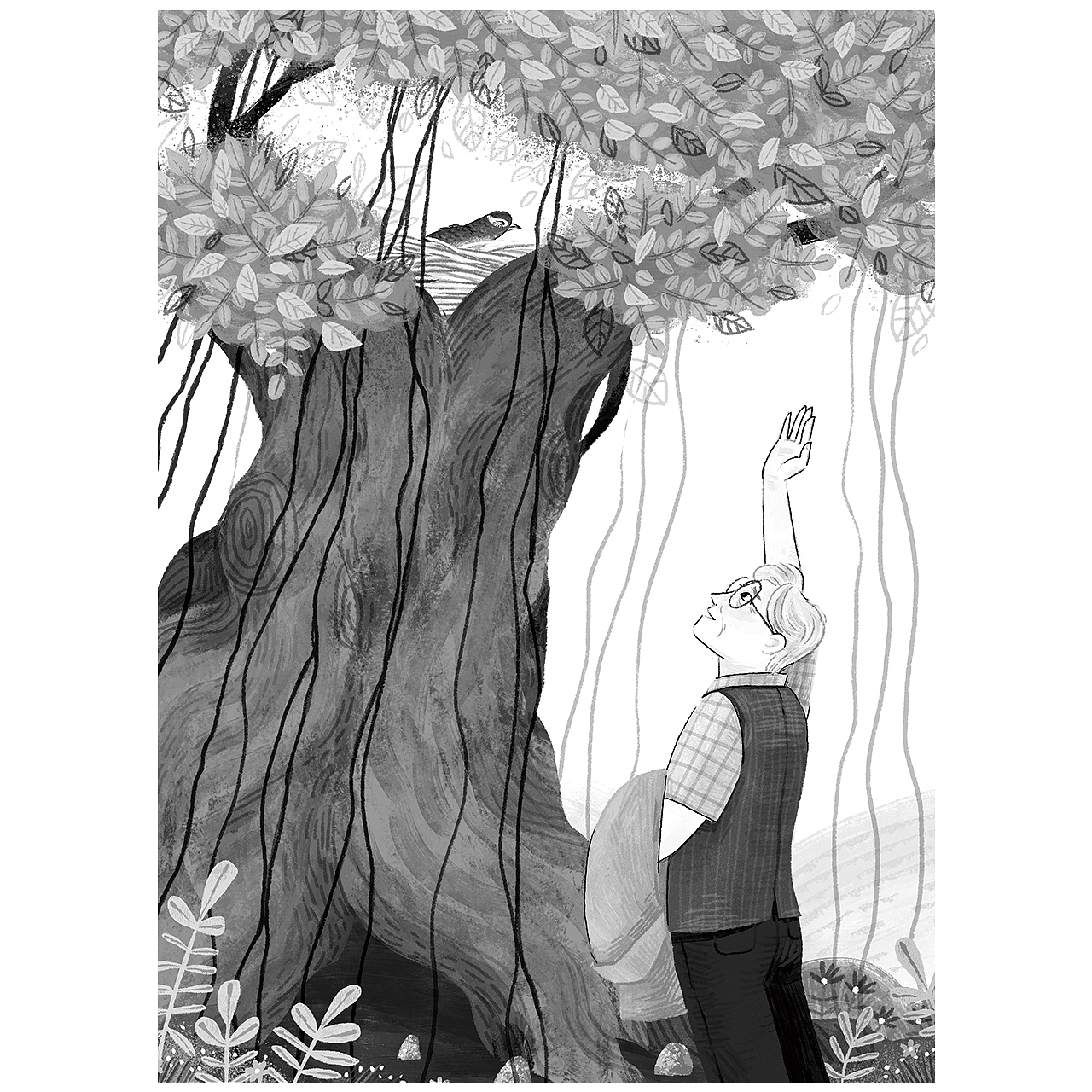 童书插图《如果云知道》（图ZMjI1OTI1MTQw） - 儿童插画 - 站酷设计师plumtea原创素材 - 站酷ZCOOL