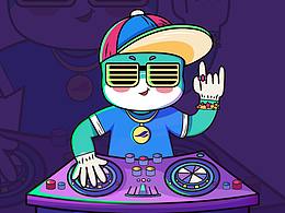 结合公司IP形象，给公司做的花型