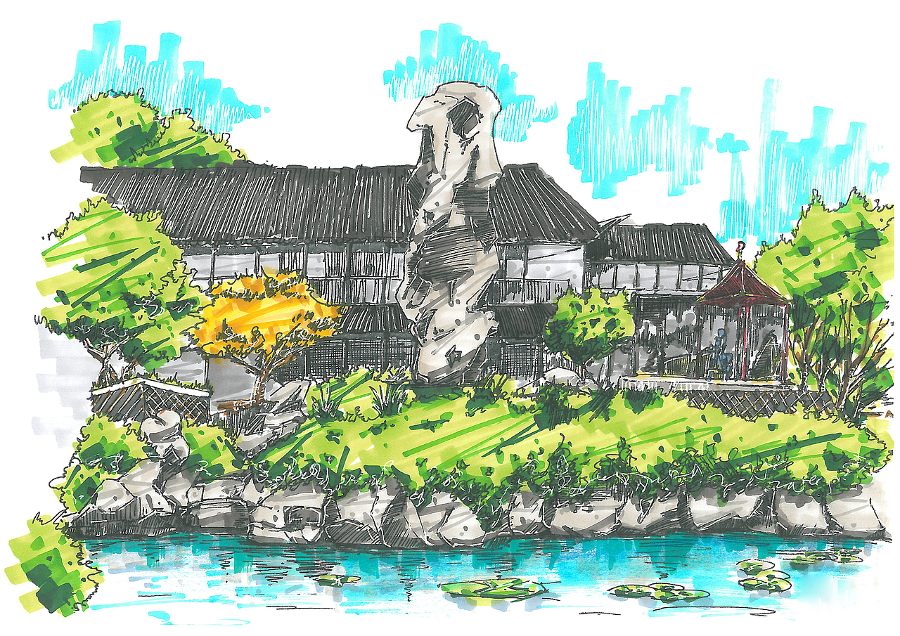 景觀小品，室內(nèi)效果（圖ZMTg2NTY3NDMy） - 家裝設(shè)計(jì) - 站酷設(shè)計(jì)師悪魔呦原創(chuàng)素材 - 站酷ZCOOL