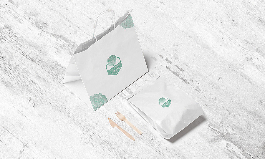 Leaves&Flowers Baking 叶语花烘焙Logo标志设计