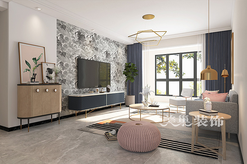 郑州未来华庭135平三室两厅现代简约案例装修效果图（图ZMTMxNjkxNDYw） - 家装设计 - 站酷设计师美巢装饰小灰灰原创素材 - 站酷ZCOOL