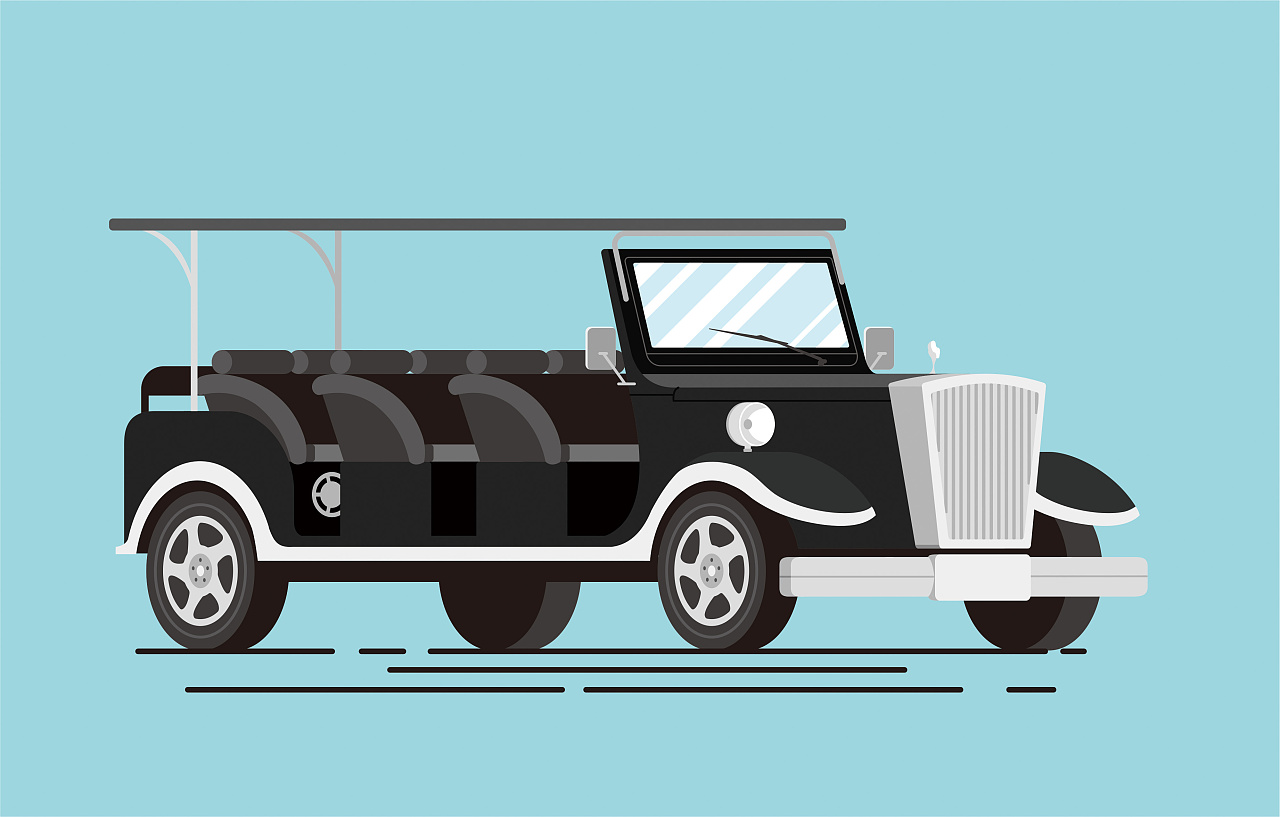 观光车绘画|插画|商业插画|帅到崩溃csy - 原创作品 - 站酷 (zcool)