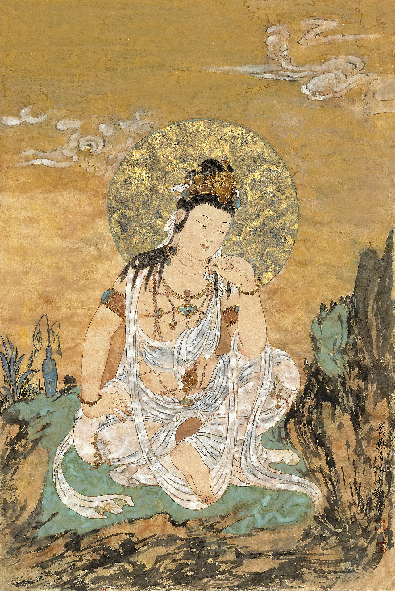 范凤清笔下的观世音菩萨|纯艺术|绘画|书画经纪人 - 原创作品 - 站酷