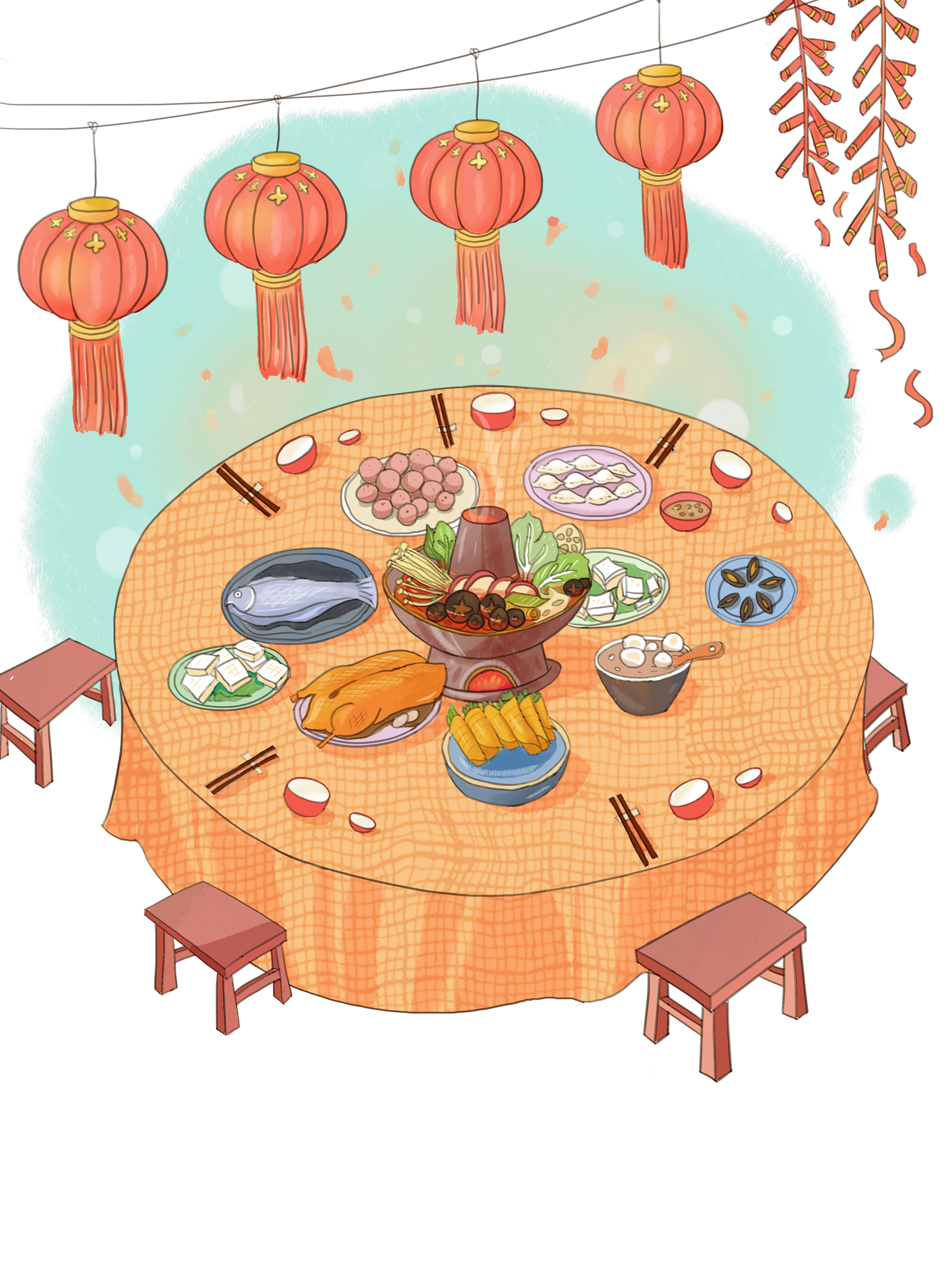 春节吃什么传统食物（9大春节传统美食盘点）_玉环网