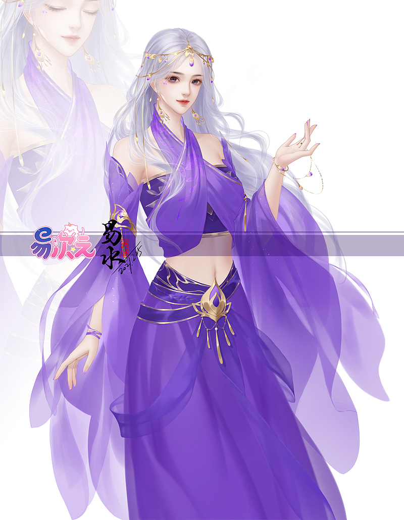 客单 九个易次元素材库立绘（图ZMjg2NjE3NjMy） - 商业插画 - 站酷设计师易水潇遥原创素材 - 站酷ZCOOL