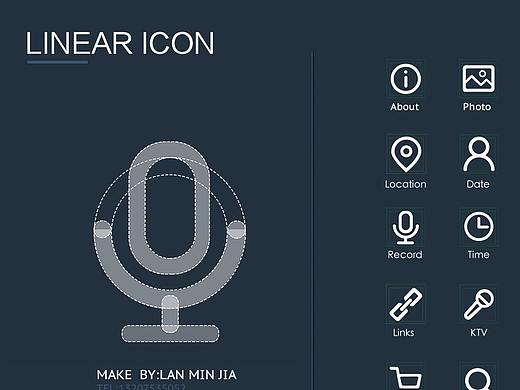 Linear icon specification线性图标规范