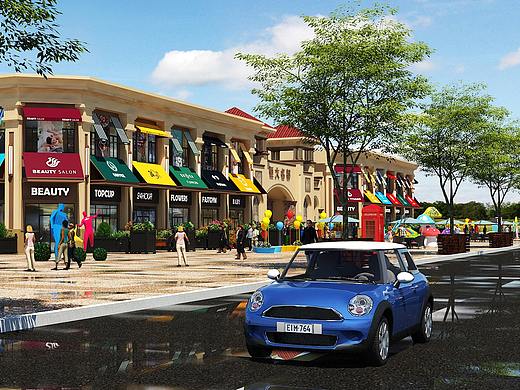 恒大名都商业街包装