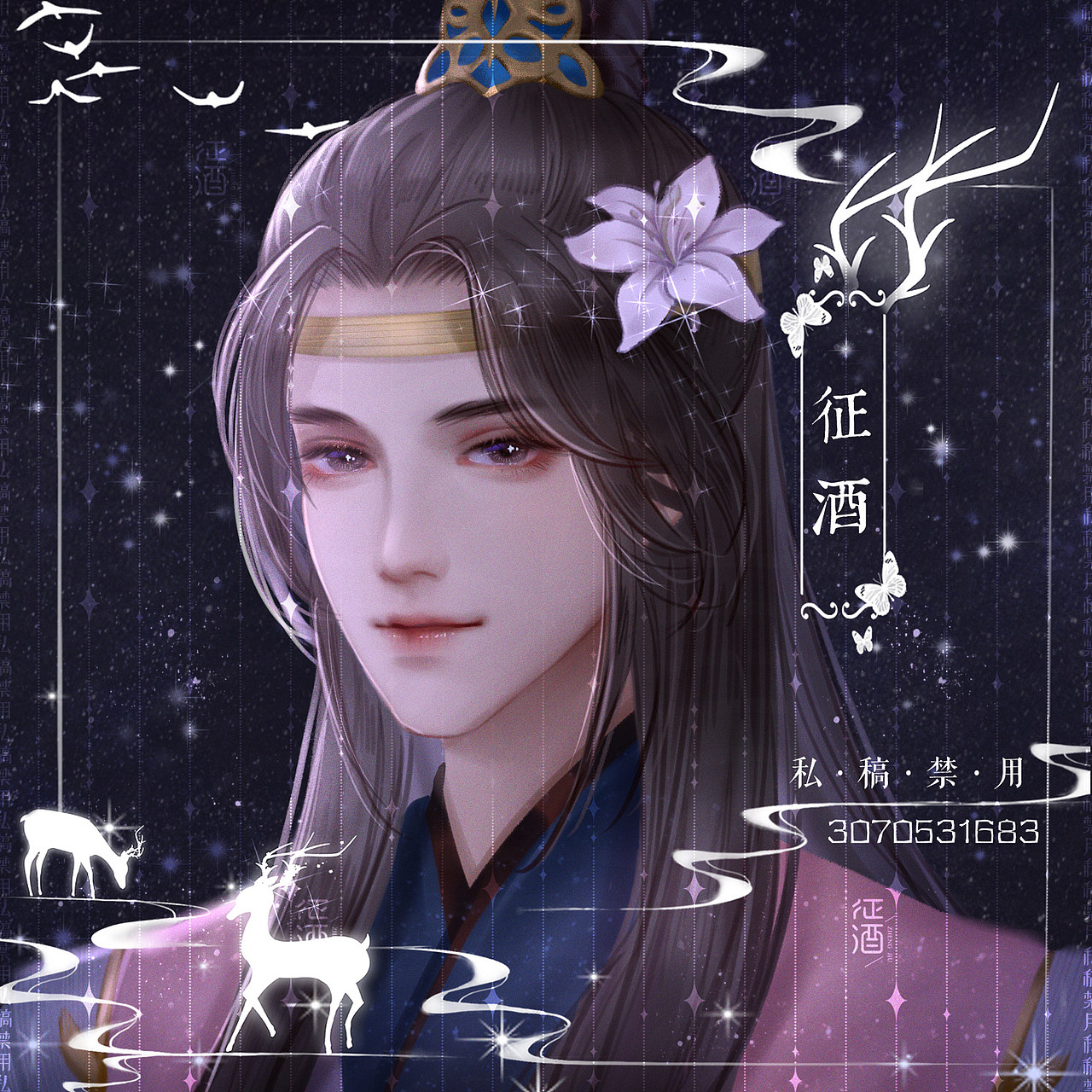 空闲时间接过的一些头像稿