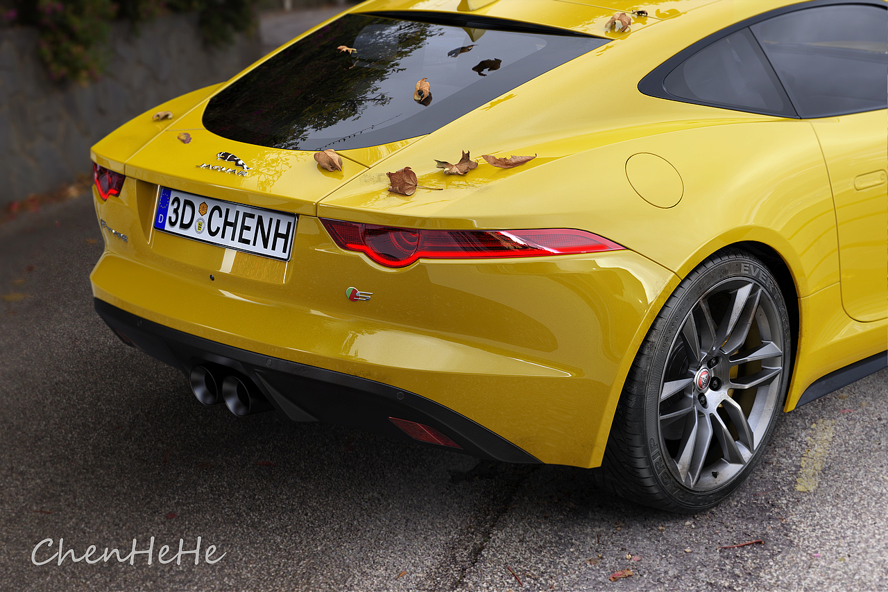 Jaguar F-TYPE 2017（图ZMTUwMzA3NTUy） - 机械/交通 - 站酷设计师陈呵呵_3DRender原创素材 - 站酷ZCOOL