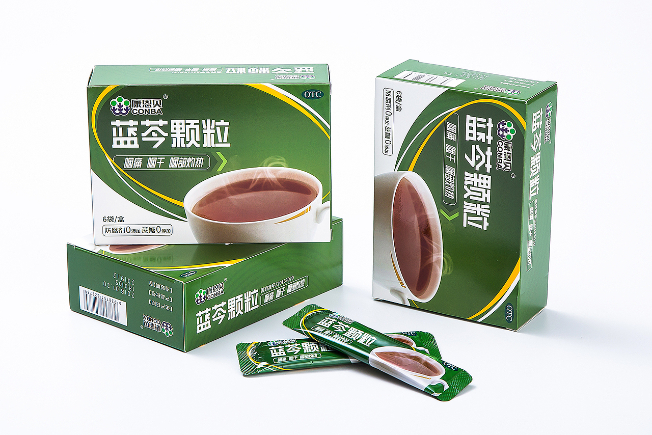 康恩贝蓝芩颗粒新蓝芩带给您一杯子的关爱