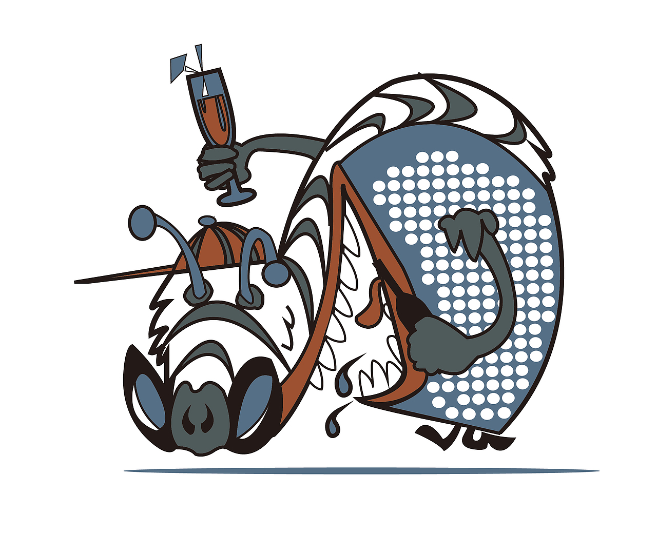 小怪兽插画（图ZNDIxMjM0NzY=） - 商业插画 - 站酷设计师蔚蓝星辰原创素材 - 站酷ZCOOL