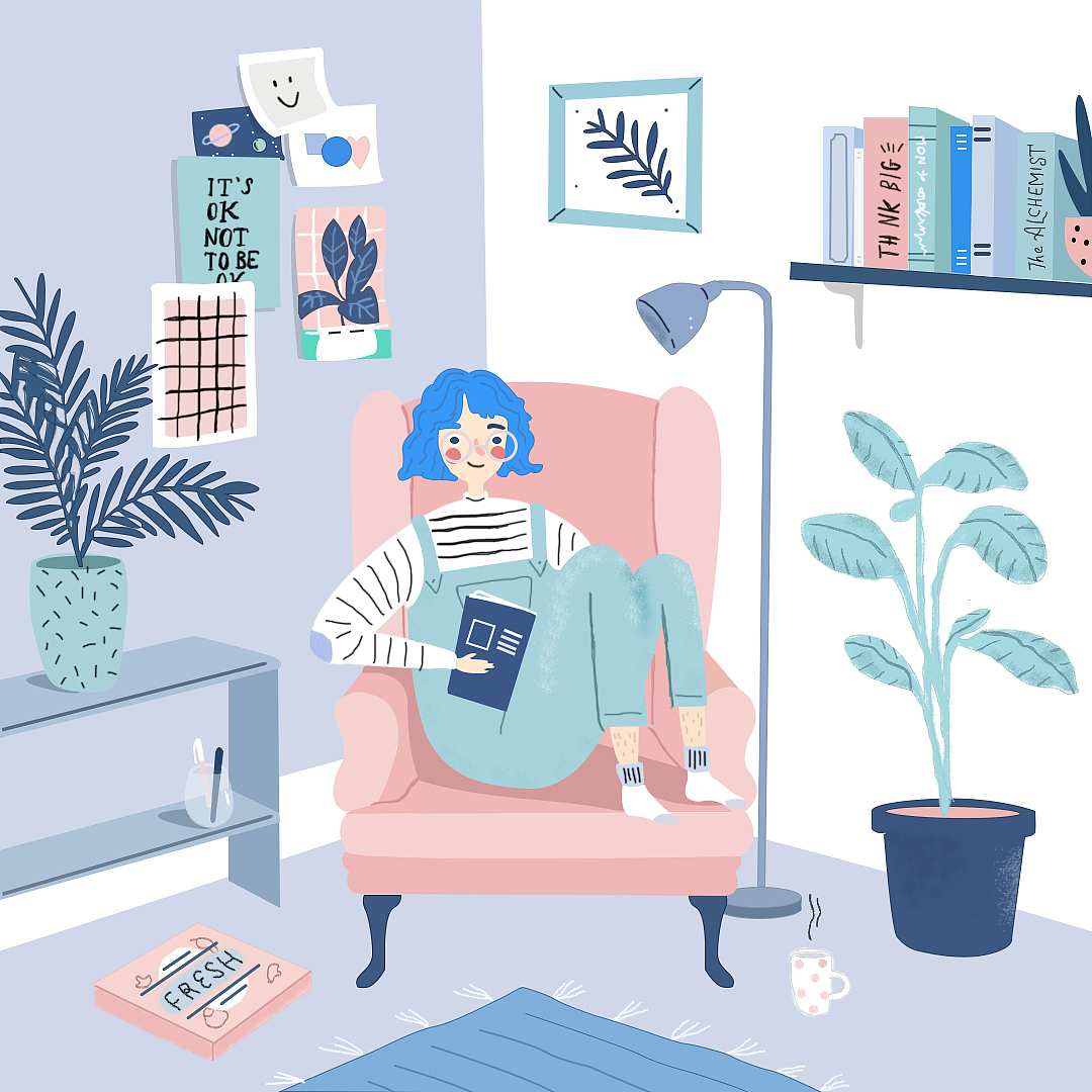 休闲（图ZMTkyOTY5Nzg0） - 艺术插画 - 站酷设计师happygirl520原创素材 - 站酷ZCOOL