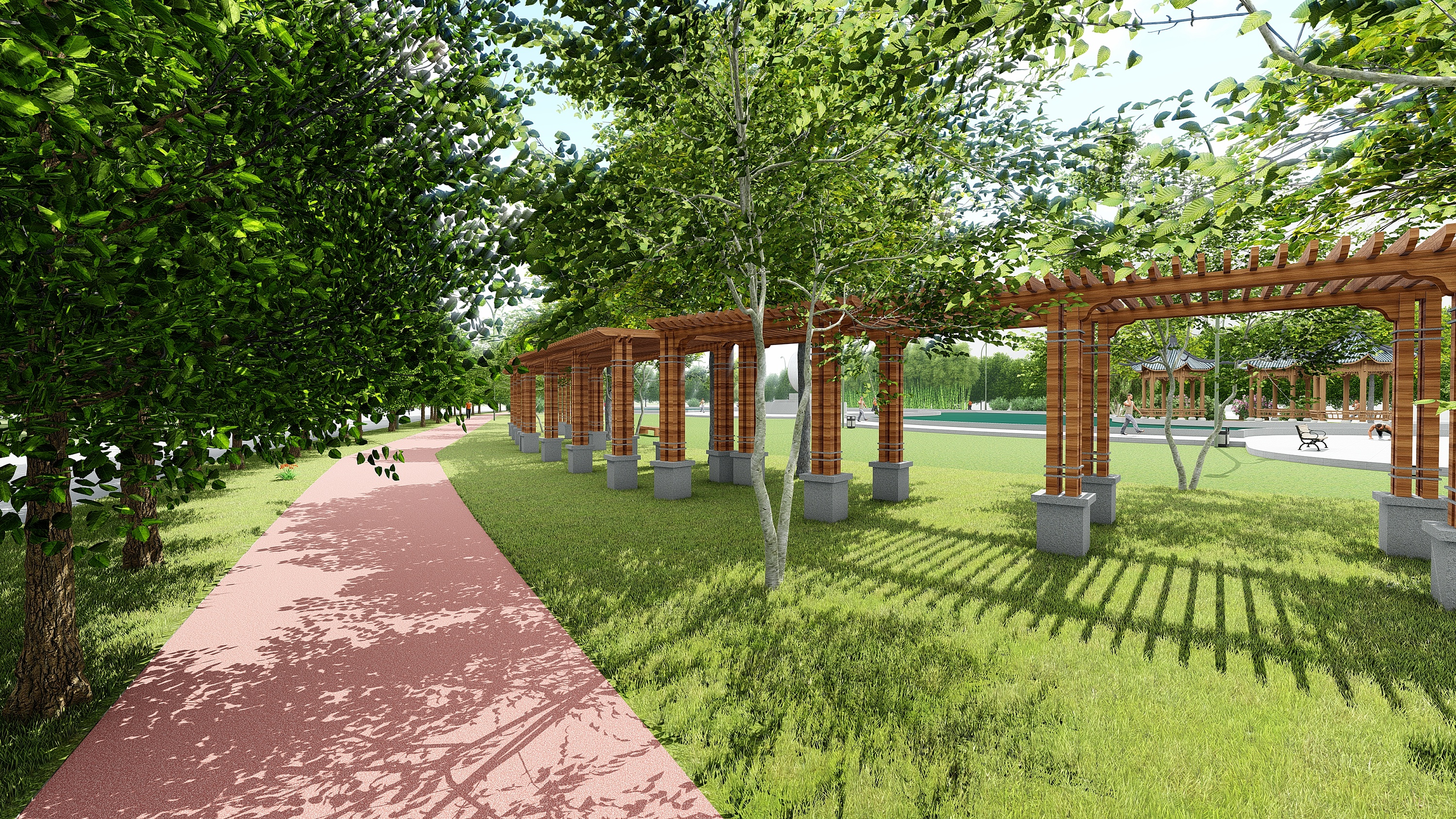某小学校园绿地（局部）|空间|景观设计|ALIN_L - 原创作品 - 站酷 (ZCOOL)